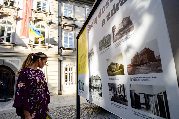 Výstava Učit se architekturou? (fotografie: M. Pecuch)