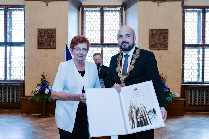 Předávání cen města Plzně (fotografie: M. Pecuch)