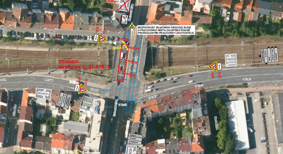 V noci budou uzavřeny mosty na Belánce. Projdou zatěžovací zkouškou