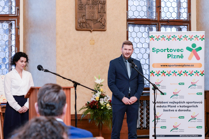 Slavnostní vyhlášení Nejlepšího sportovce Plzeňského kraje za posledních 30 let (fotografie: M. Pecuch)