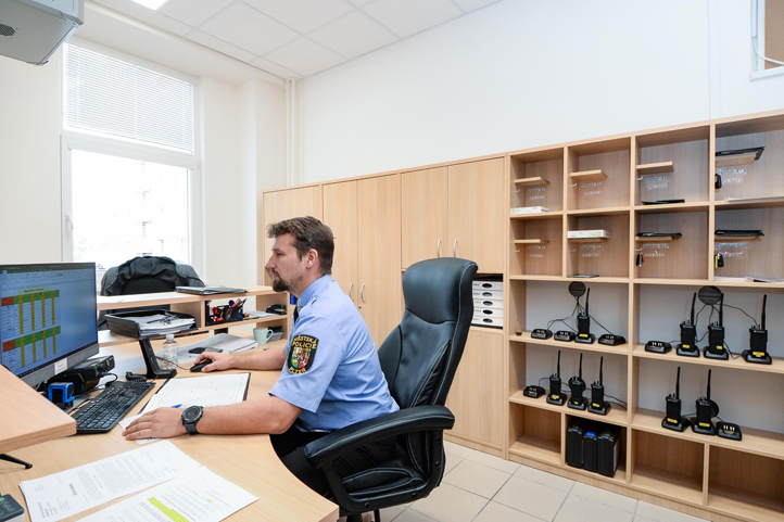 Zrekonstruovaná služebna (fotografie: M. Pecuch)
