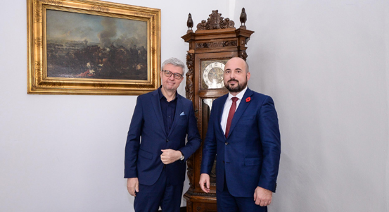 Primátor Roman Zarzycký přijal místopředsedu sněmovny Karla Havlíčka
