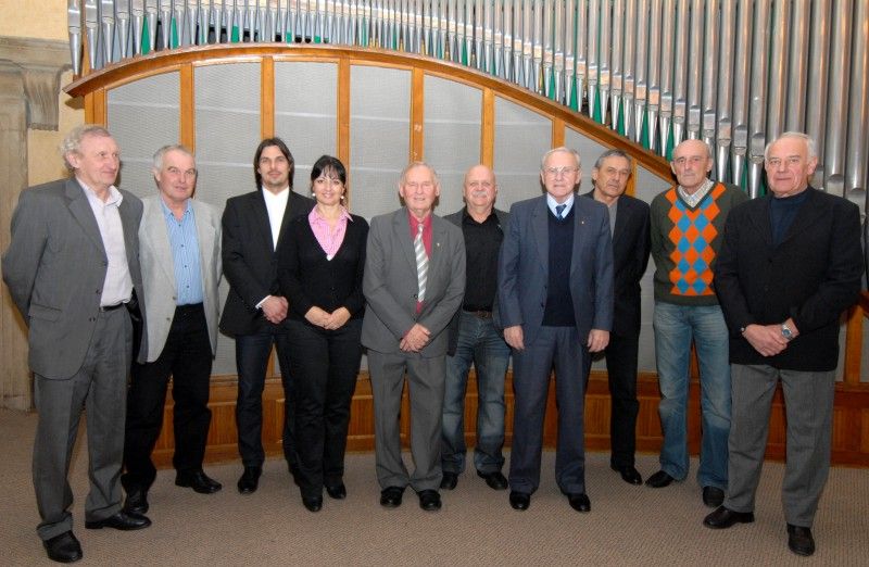 Fotbalové legendy Viktorky na radnici