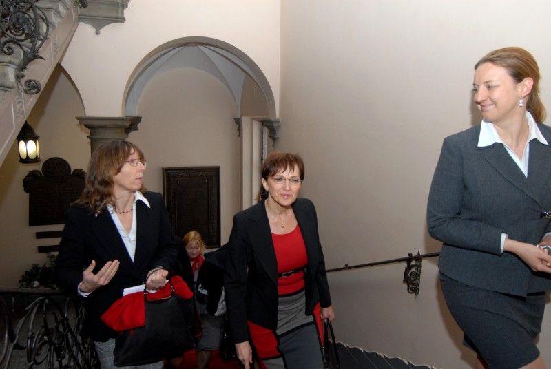 S projektem Plzeň – Evropské hlavní město kultury se do Plzně při své první oficiální návštěvě přijela (13.4.2012) podrobně seznámit ministryně kultury Alena Hanáková. Na plzeňské radnici se sešla s primátorem Martinem Baxou, náměstkyní pro kulturu a cestovní ruch Evou Herinkovou, zástupci společnosti Plzeň 2015, Marcelou Krejsovou a Tomášem Froydou, a ředitelem Útvaru koordinace evropských projektů Erichem Benešem. Setkání byl přítomen i předseda poslaneckého klubu Zastupitelstva města Plzně za TOP 09 Michal Vozobule.