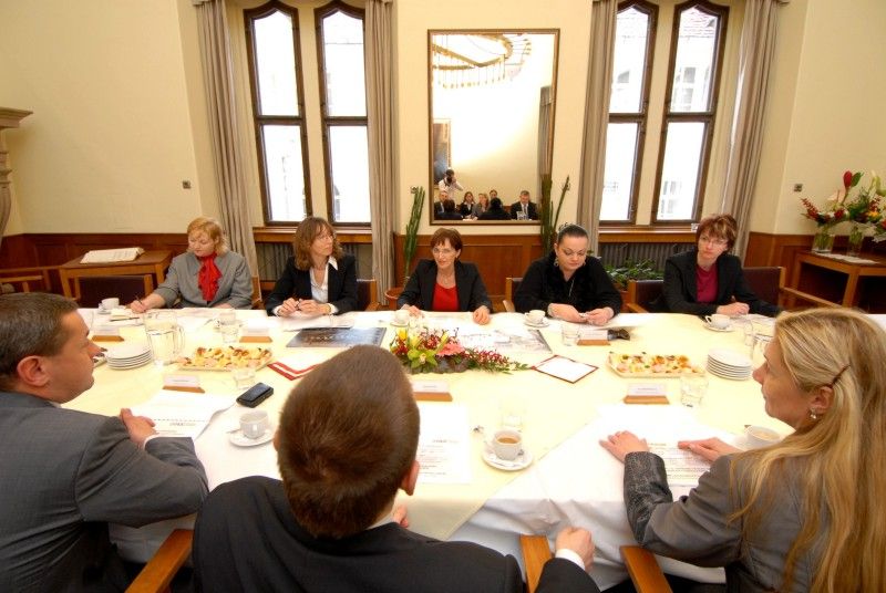 S projektem Plzeň – Evropské hlavní město kultury se do Plzně při své první oficiální návštěvě přijela (13.4.2012) podrobně seznámit ministryně kultury Alena Hanáková. Na plzeňské radnici se sešla s primátorem Martinem Baxou, náměstkyní pro kulturu a cestovní ruch Evou Herinkovou, zástupci společnosti Plzeň 2015, Marcelou Krejsovou a Tomášem Froydou, a ředitelem Útvaru koordinace evropských projektů Erichem Benešem. Setkání byl přítomen i předseda poslaneckého klubu Zastupitelstva města Plzně za TOP 09 Michal Vozobule.