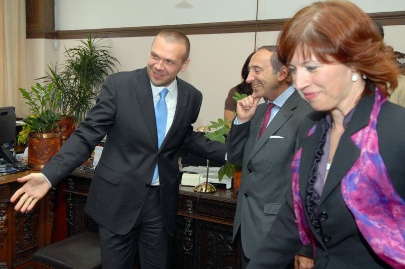 Velvyslanec Itálie Pasquale d´ Avino poprvé od svého jmenování v říjnu loňského roku navštívil (5.6.2012) v doprovodu politického rady Gainclementa de Felice Plzeň.