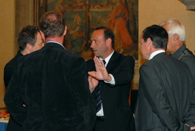 Tradiční setkání členů Rady města Plzně se členy Okresní hospodářské komory Plzeňsko se konalo na plzeňské radnici 25.6.2012.