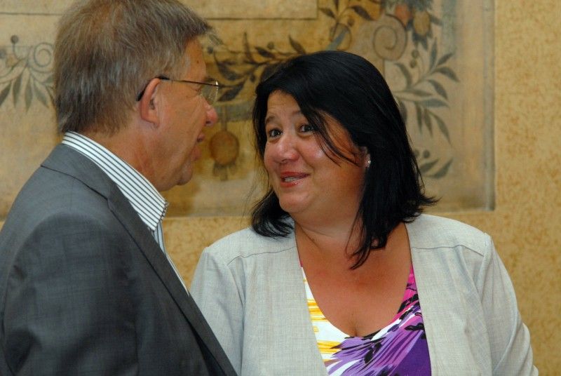 Tradiční setkání členů Rady města Plzně se členy Okresní hospodářské komory Plzeňsko se konalo na plzeňské radnici 25.6.2012.