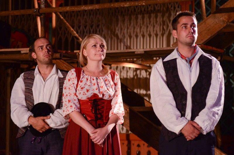 Z představení V nouzi poznáš přítele (Foto: Jiří Holomíček)