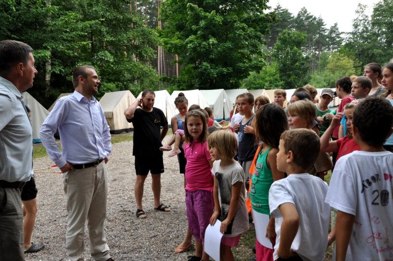 Primátor navštívil hasičský tábor Drahotín