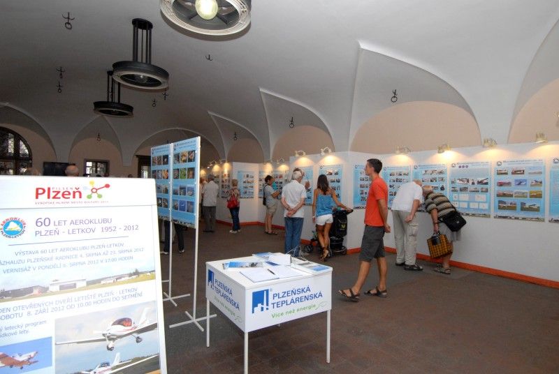 U příležitosti šedesátého výročí své činnosti uspořádal Aeroklub Plzeň - Letkov v mázhauzu radnice (6.8.2012) tematickou výstavu. Na 36 panelech mapuje historii klubu i letectví v Plzni. Návštěvníci se dále mohou blíže seznámit se sportovními úspěchy jeho členů, všemi letadly a kluzáky, které na letišti létaly, i výstavbou letkovského letiště. Nechybí ani fotoreportáž z historického setkání Zdeňka Svěráka a generála Antonína Lišky, které se v Letkově uskutečnilo v souvislosti s přípravou scénáře k úspěšnému filmu Tmavomodrý svět.