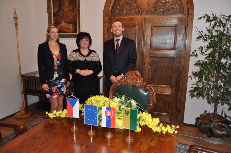 (foto: Černek, Zelenková) Dvoudenní návštěvy partnerského města Žilina se ve dnech 9. a 10. srpna 2012 zúčastnili primátor Martin Baxa a náměstkyně Eva Herinková. Na žilinské radnici je v pátek dopoledne v zastoupení primátora Igora Chomy oficiálně přijala Slavomíra Brezovská. Společně hovořili především o sociálních záležitostech, školství a dopravě.
V souvislosti s Dnem evropské kultury, který se v srpnu již čtvrtým rokem koná jako Mezinárodní festival prezentující kulturu a umění partnerských měst Žiliny, se plzeňská delegace také setkala s některými zástupci ostatních partnerských měst z České republiky, Ukrajiny a Srbska.