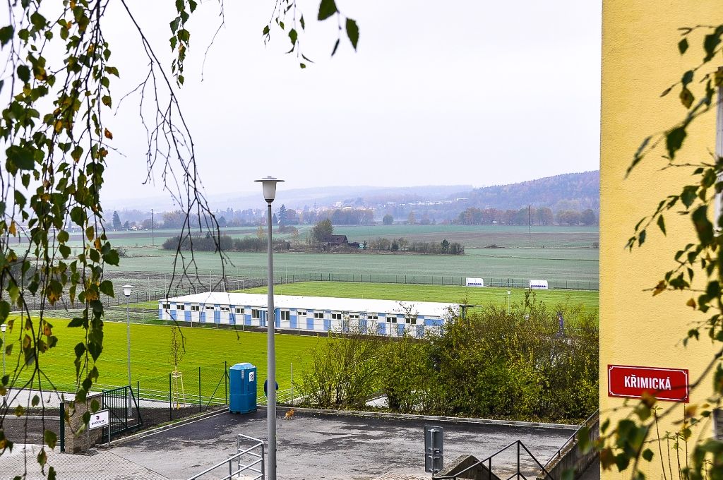 Město dokončilo náhradní hřiště pro SK Slovan Plzeň 1910 (foto: M. Pecuch, 8.11.2016)