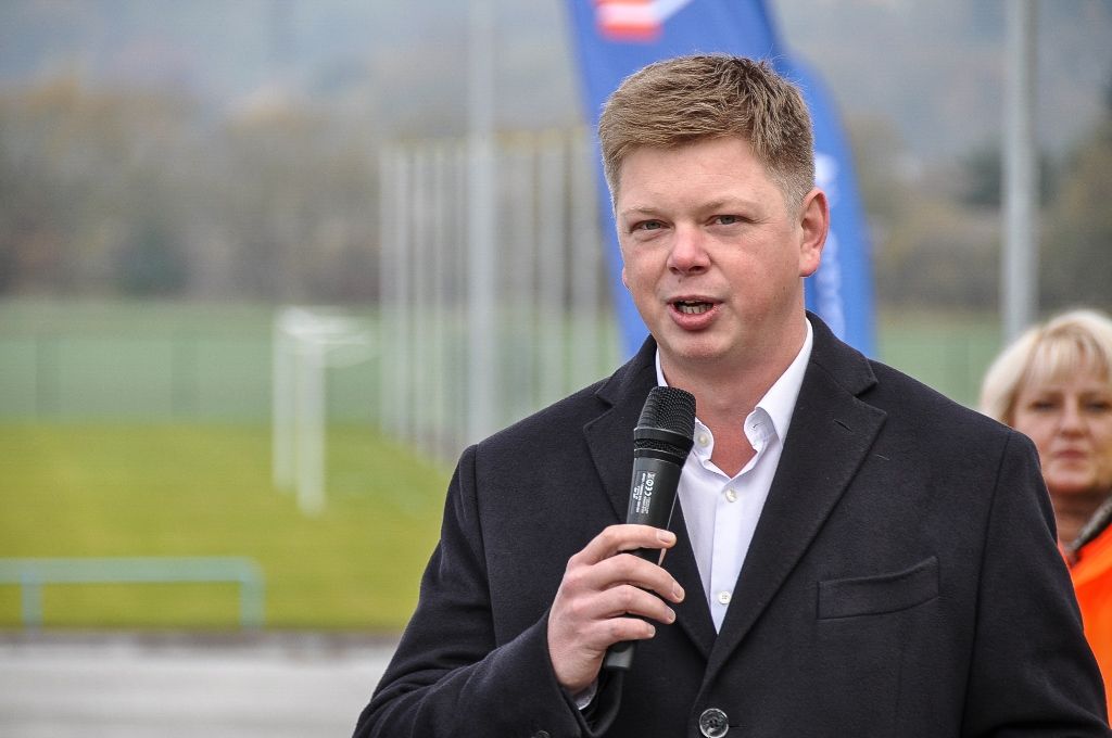 Město dokončilo náhradní hřiště pro SK Slovan Plzeň 1910 (foto: M. Pecuch, 8.11.2016)