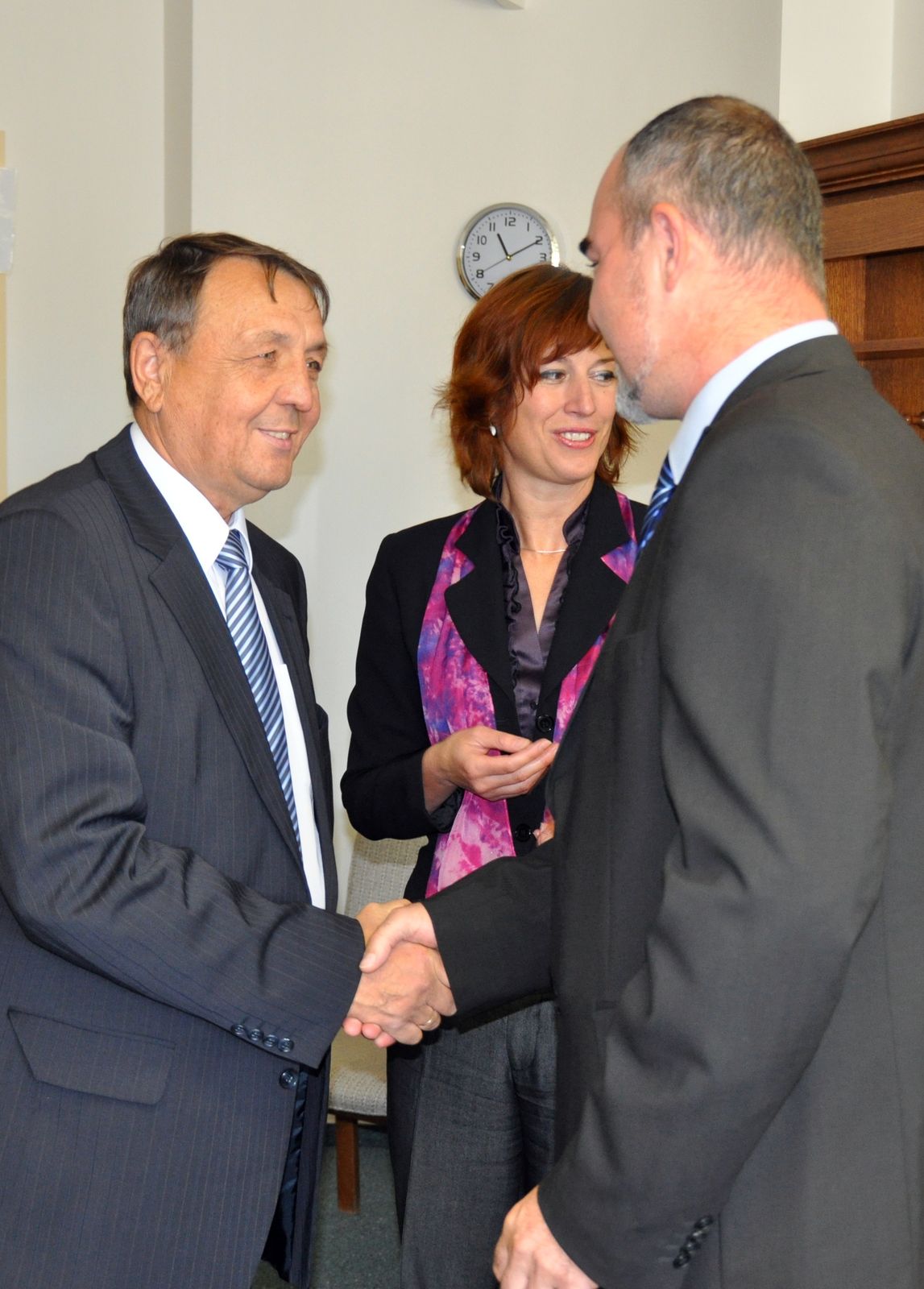 Delegaci přijal ve čtvrtek 20. září na plzeňské radnici ekonomický náměstek primátora Martin Zrzavecký. (foto: Z. Kubalová)