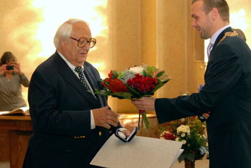 Ladislav Sutnar se stal čestným občanem Plzně