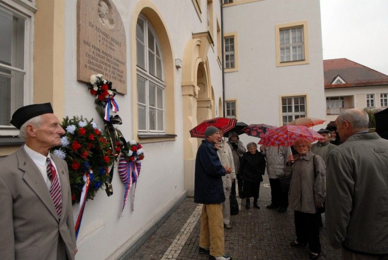 Český svaz bojovníků za svobodu uctil památku E. Beneše