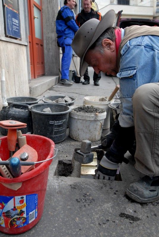 Město Plzeň se stalo (28.10.2012) součástí projektu Stolpersteine, který připomíná oběti holocaustu prostřednictvím pamětních kamenů položených před dům, z něhož byli jeho obyvatelé deportování do koncentračního tábora a zvražděni. U příležitosti položení tzv. kamenů zmizelých přijal primátor Martin Baxa autora projektu Guntera Demniga. Z radnice se poté společně vydali před dům v sadech Pětatřicátníků, kde byli svědky položení tří kamenů připomínajících osudy rodiny Fantovy, která byla v roce 1942 deportována do Terezína a její členové následně zavražděni v koncentračním táboře Izbica.