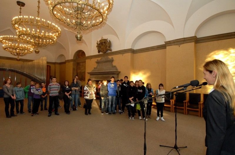 Poznávat historii, tradice a současnost České republiky, především Plzně, přijelo dvacet devět studentů z francouzské střední školy College Ronsard v Limoges. Jejich pobyt je plánovanou součástí projektu, do kterého se zapojila College Ronsard a plzeňské církevní gymnázium v rámci partnerského vztahu mezi Plzní a Limoges již v roce 2003.V úterý 13. listopadu 2012 byli studenti s jejich pedagogickým doprovodem přijati na plzeňské radnici náměstkyní primátora Evou Herinkovou.