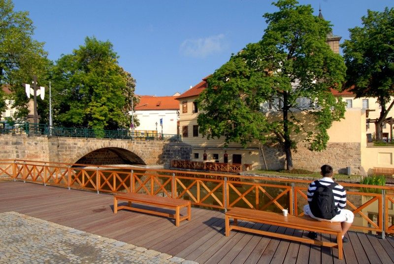 Mlýnská strouha - jedno z nejkrásnějších míst v centru města Plzně