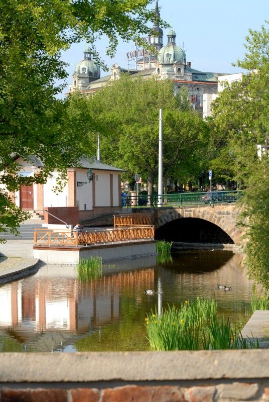 Mlýnská strouha - jedno z nejkrásnějších míst v centru města Plzně