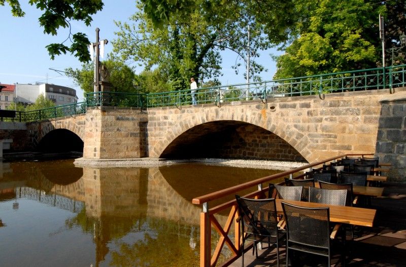 Mlýnská strouha - jedno z nejkrásnějších míst v centru města Plzně