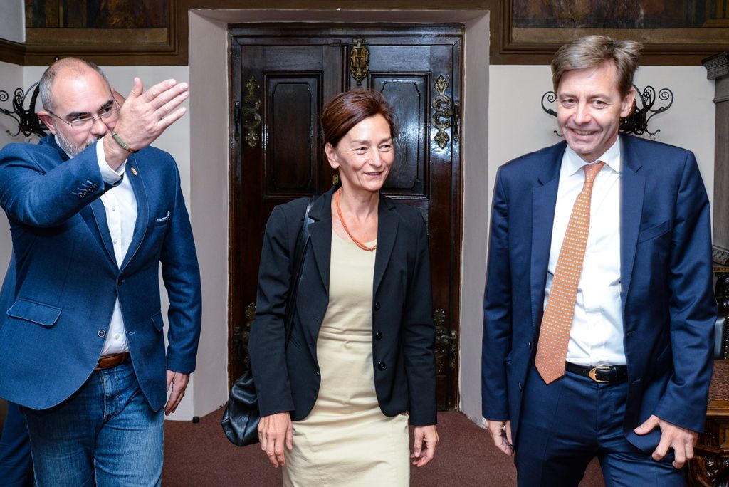 Rakouský velvyslanec zavítal do Plzně (foto: M. Pecuch, 12.7.2018)