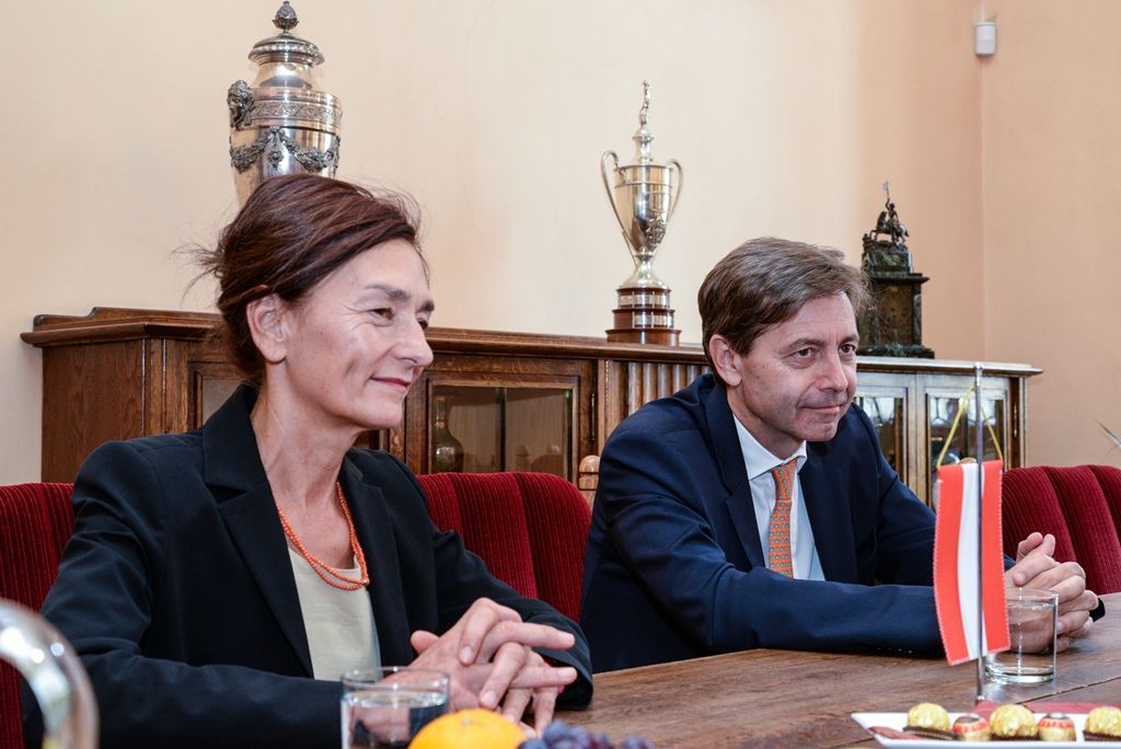 Rakouský velvyslanec zavítal do Plzně (foto: M. Pecuch, 12.7.2018)