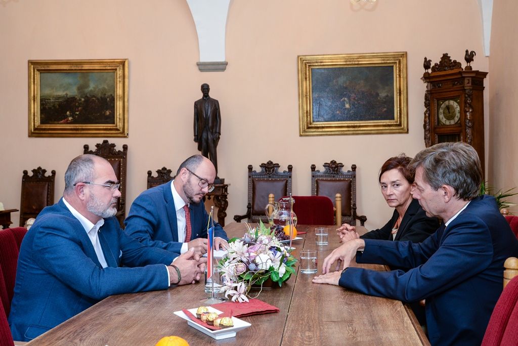 Rakouský velvyslanec zavítal do Plzně (foto: M. Pecuch, 12.7.2018)