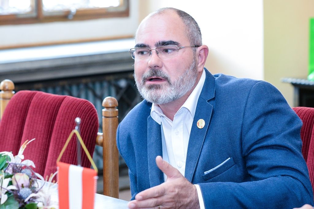 Rakouský velvyslanec zavítal do Plzně (foto: M. Pecuch, 12.7.2018)