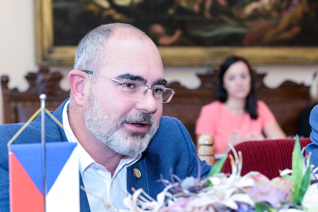 Rakouský velvyslanec zavítal do Plzně (foto: M. Pecuch, 12.7.2018)