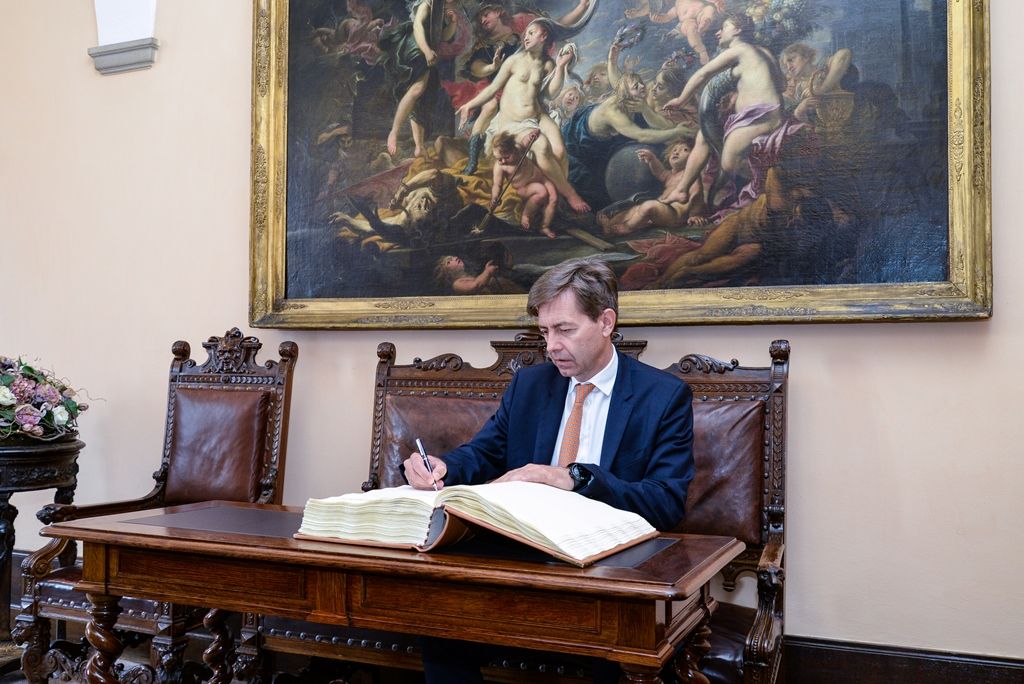 Rakouský velvyslanec zavítal do Plzně (foto: M. Pecuch, 12.7.2018)