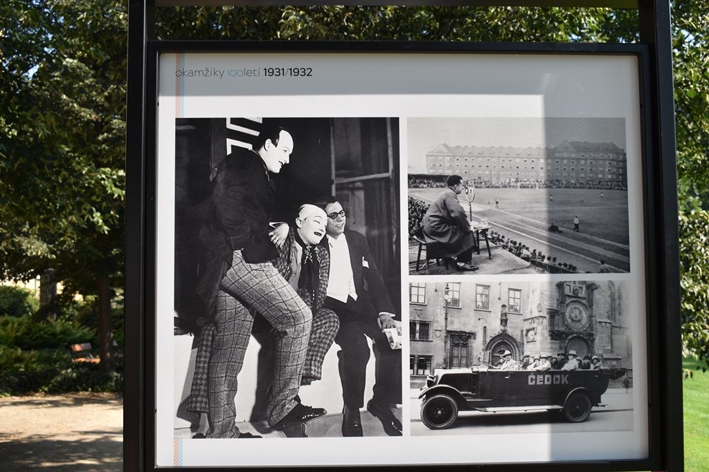 Okamžiky století se představují v Šafaříkových sadech (foto: A. Jarošová, 31.7.2018)