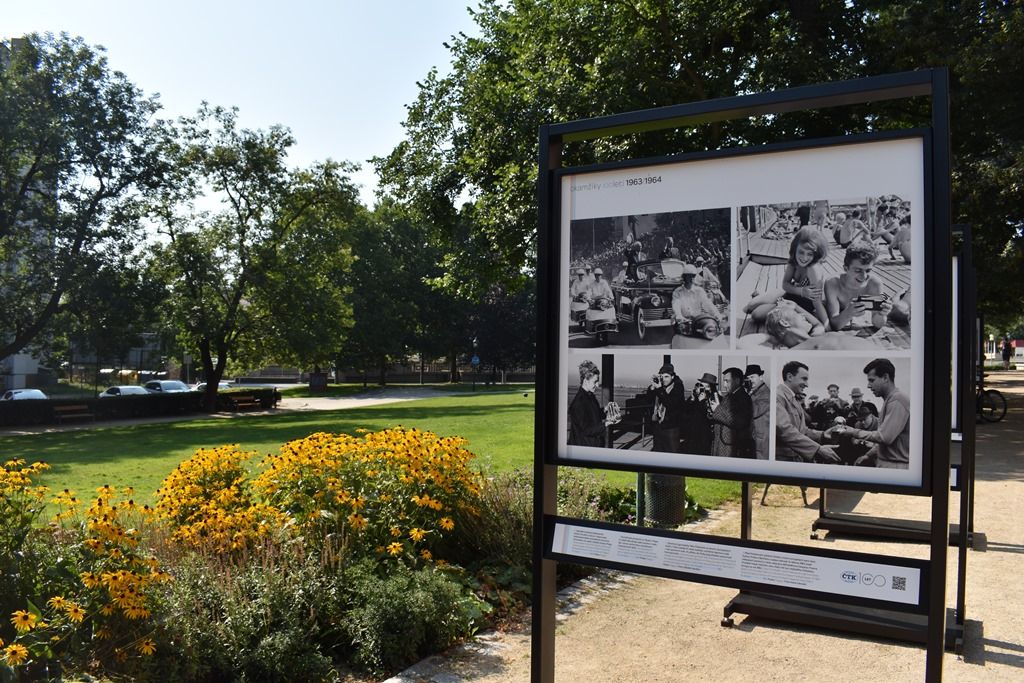 Okamžiky století se představují v Šafaříkových sadech (foto: A. Jarošová, 31.7.2018)