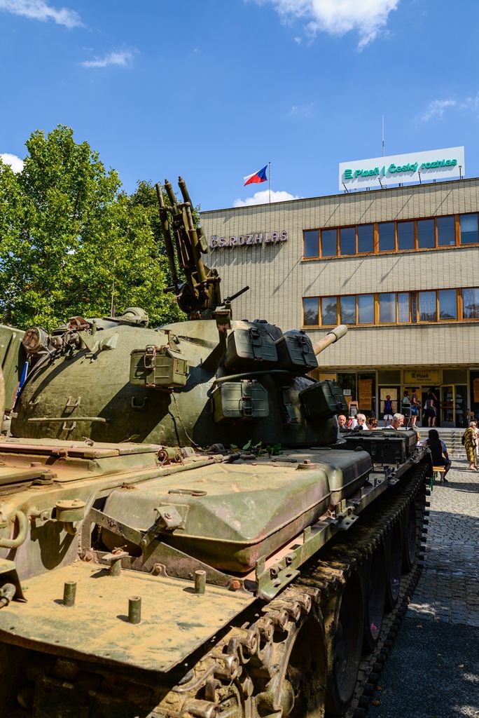 Plzeň si připomněla události 21. srpna 1968 v Českém rozhlasu (foto: M. Pecuch, 21.8.2018)
