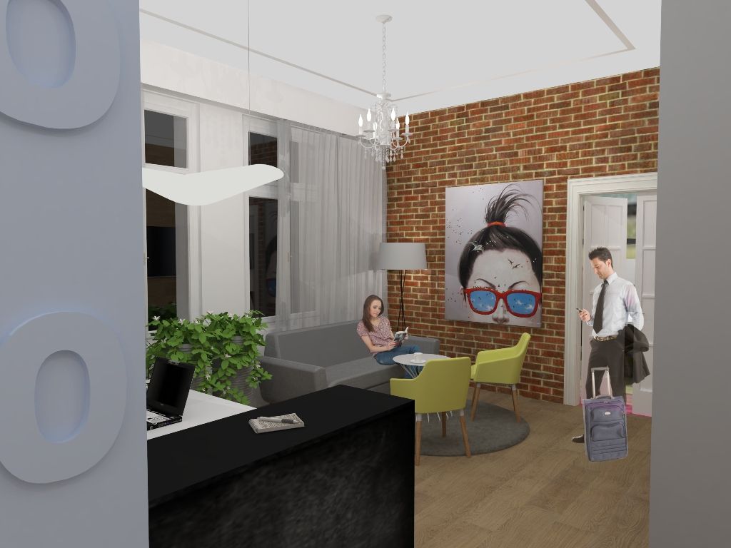 Cowork vizualizace, zdroj - dotegg architekti s.r.o; Technologické centrum vizualizace, zdroj - dotegg architekti s.r.o