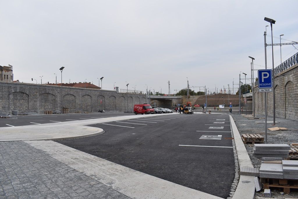 Nově otevřená Mikulášská ulice (foto: A. Jarošová, 31.8.2018)