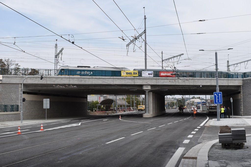 Nově otevřená Mikulášská ulice (foto: A. Jarošová, 31.8.2018)