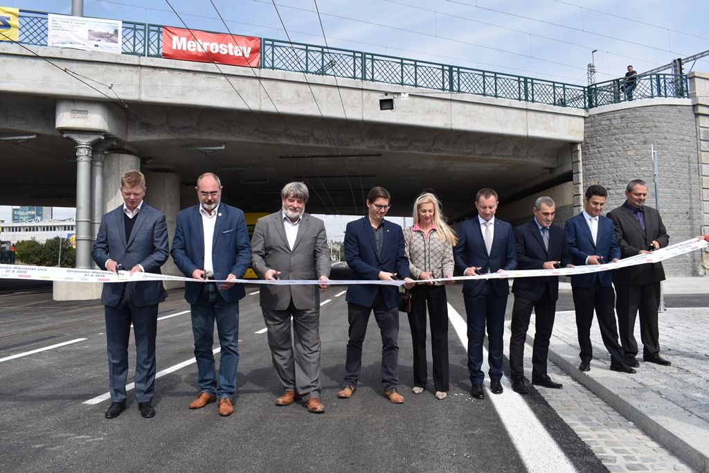 Nově otevřená Mikulášská ulice (foto: A. Jarošová, 31.8.2018)