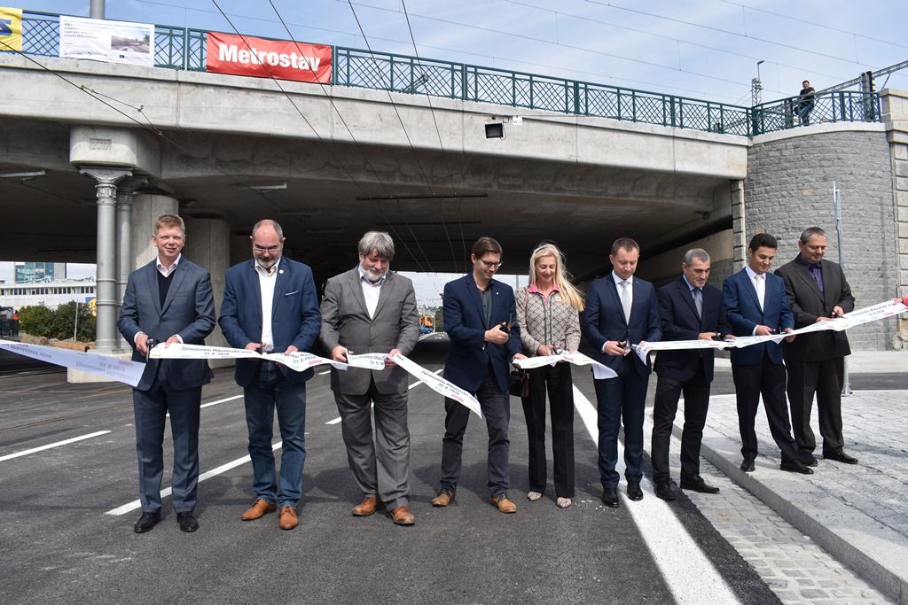 Nově otevřená Mikulášská ulice (foto: A. Jarošová, 31.8.2018)