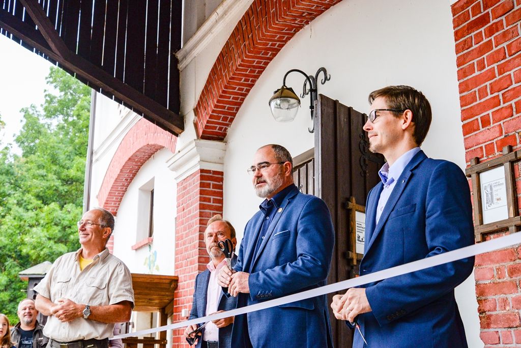 Interiérové hřiště na statku Lüftnerka (foto: M. Pecuch, 4.9.2018)