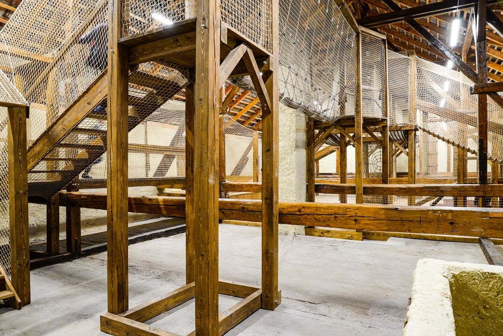 Interiérové hřiště na statku Lüftnerka