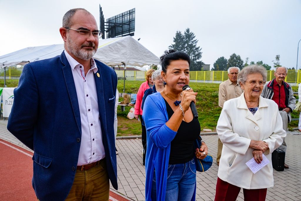 Senioři změřili své síly na atletickém stadionu (foto: M. Pecuch, 5.9.2018)