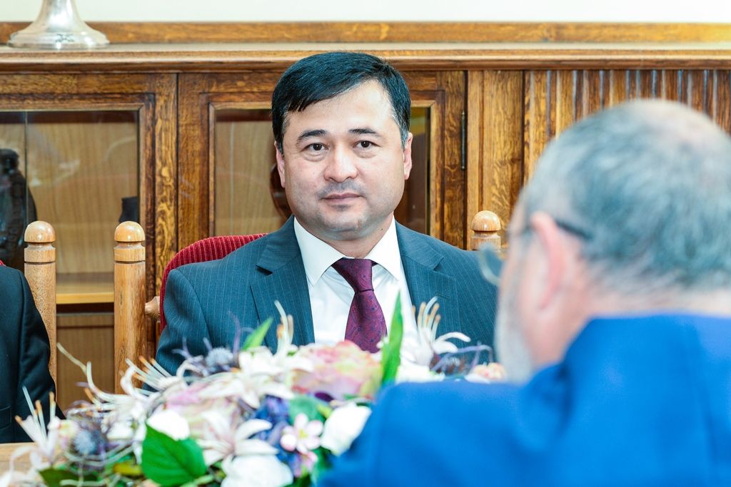 Primátor Martin Zrzavecký přijal delegaci Uzbekistánu (fotografie: M. Pecuch, 11.9.2018)