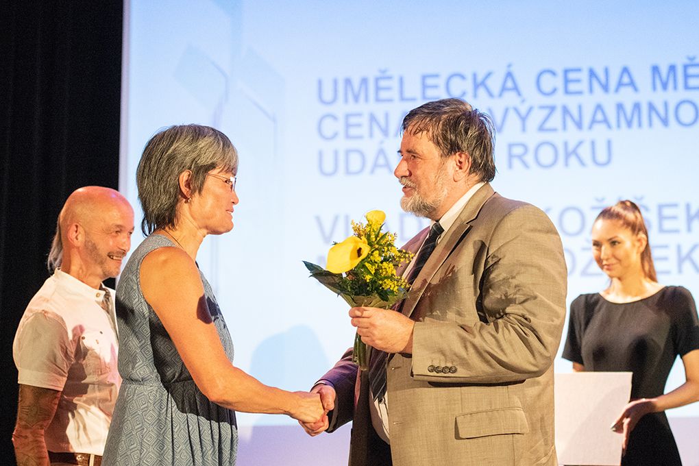 Laureáti si převzali Uměleckou cenu města Plzně za rok 2017 (foto: M. Chaloupka, 12.9.2018)