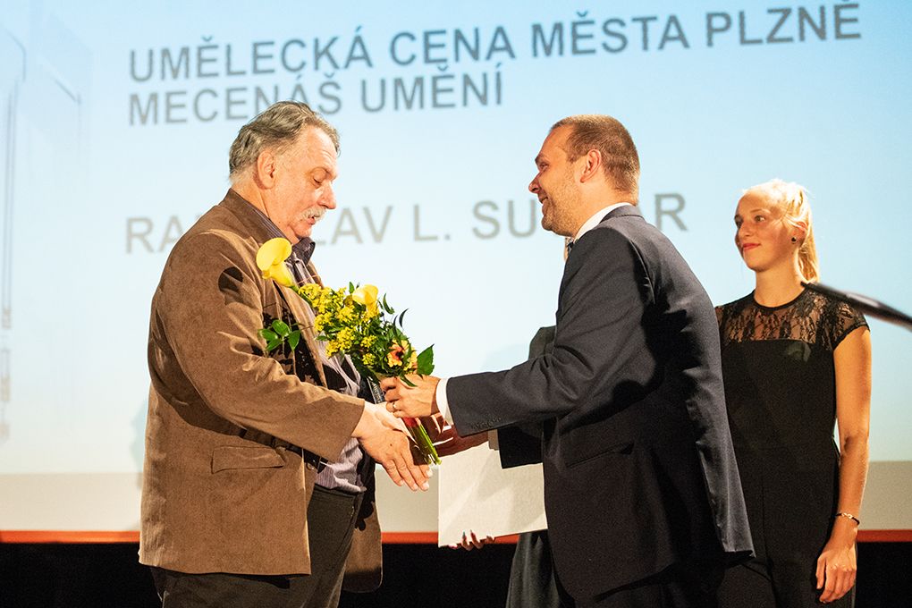 Laureáti si převzali Uměleckou cenu města Plzně za rok 2017 (foto: M. Chaloupka, 12.9.2018)