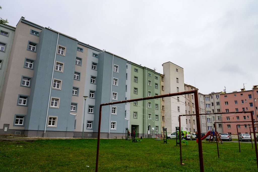 Město dokončilo rekonstrukci svých domů v Plachého ulici (foto: M. Pecuch, 14.9.2018)