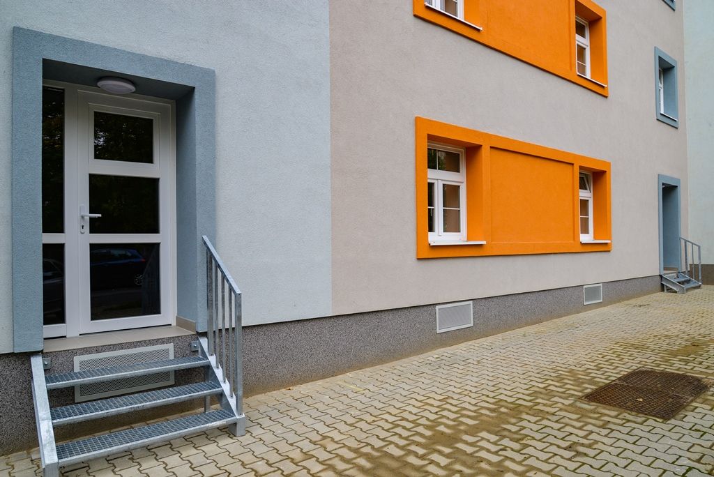 Město dokončilo rekonstrukci svých domů v Plachého ulici (foto: M. Pecuch, 14.9.2018)