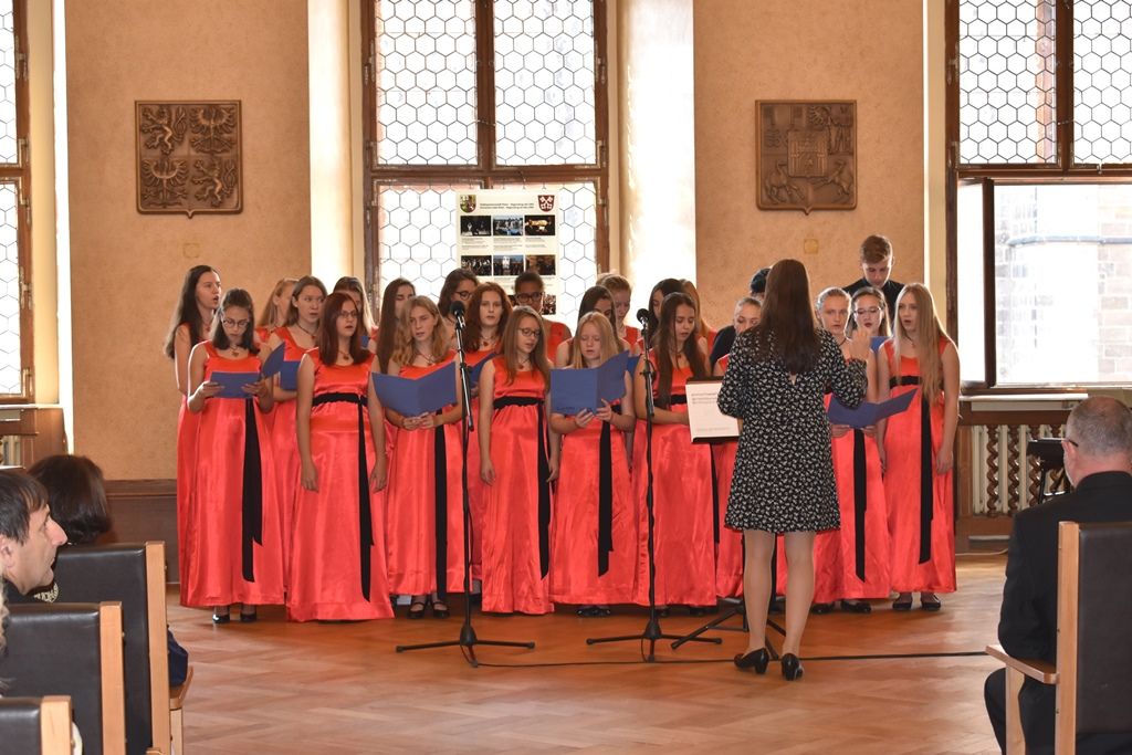 Den s Regensburgem - přijetí v Obřadní síni (foto: A.Jarošová, 16.9.2018)