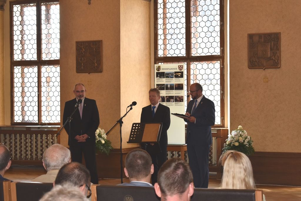 Den s Regensburgem - přijetí v Obřadní síni (foto: A.Jarošová, 16.9.2018)